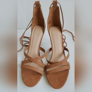 Womens Sandal High Heels w/ ankle wrap straps